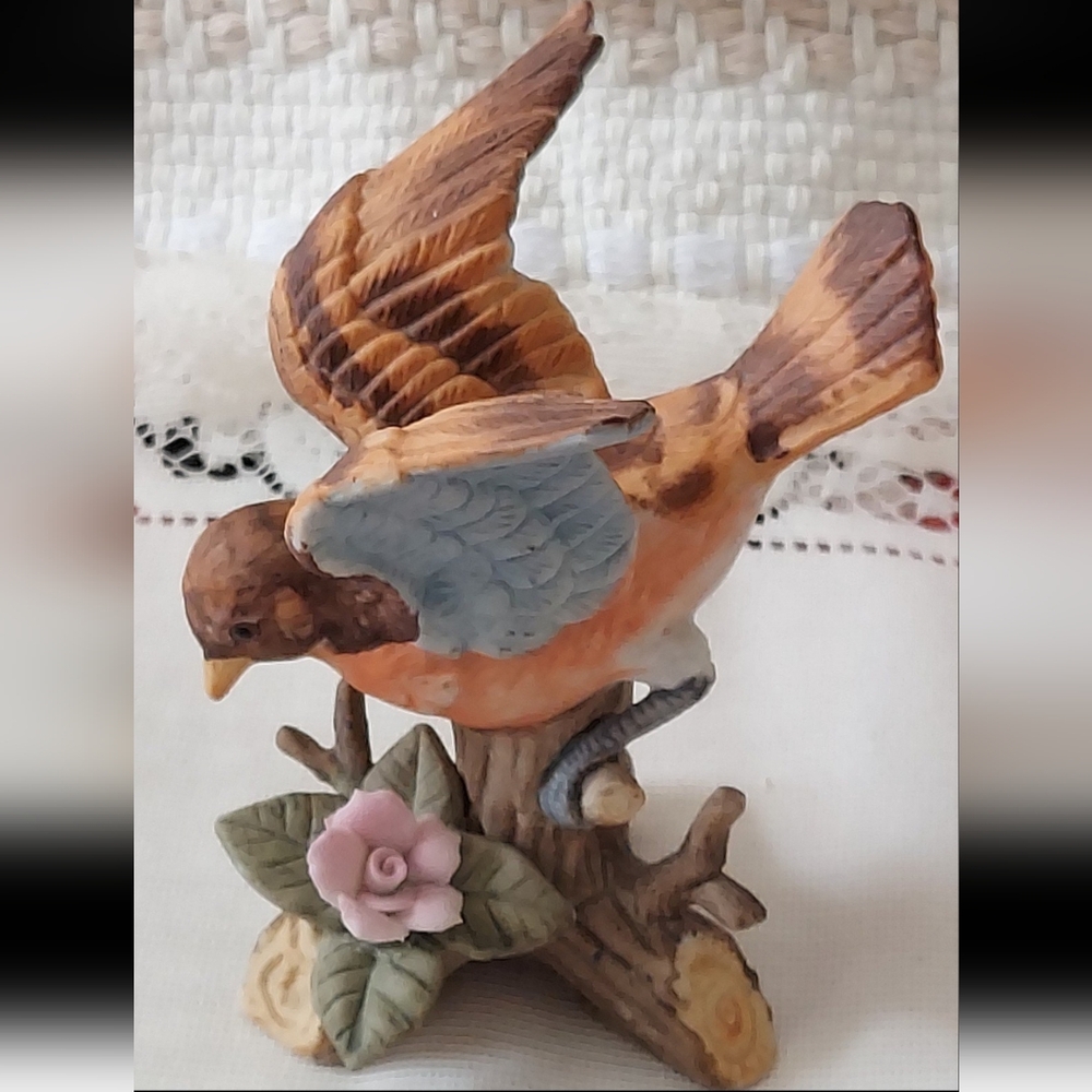 Vintage Enesco Porcelain Robin